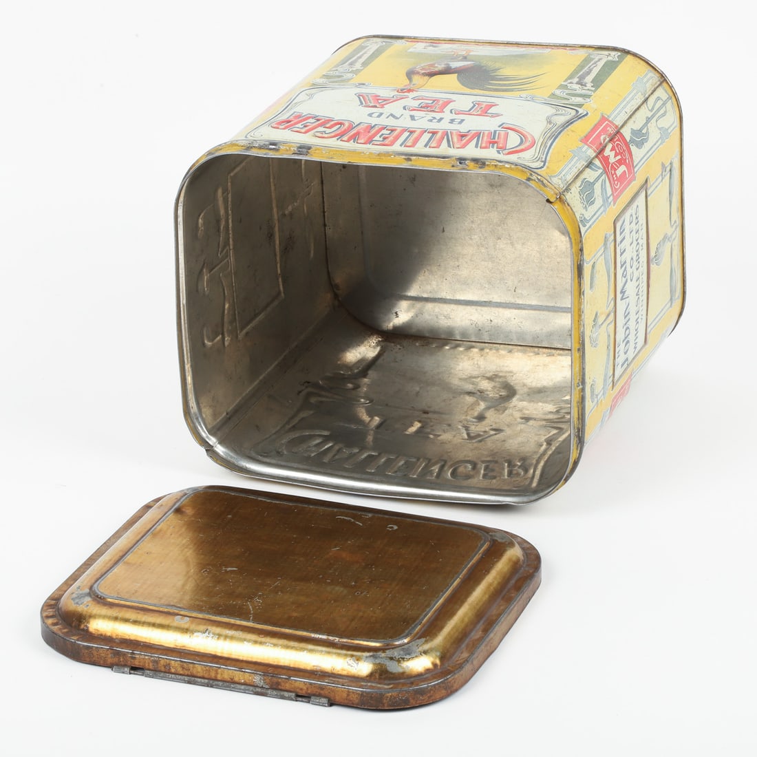 Challenger Embossed Tea Tin - 8