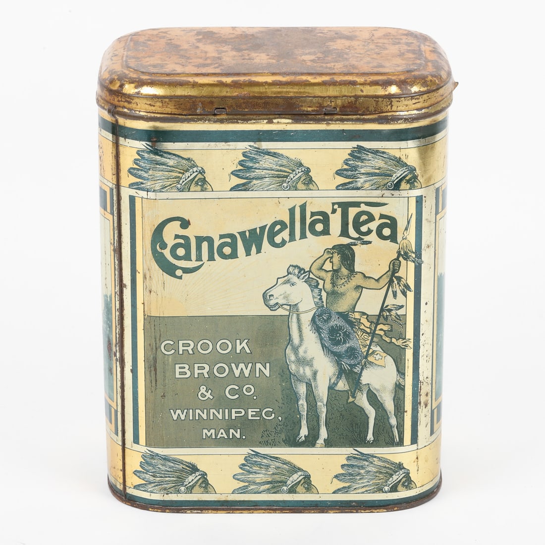 Crook Brown & Co., Winnipeg Canawella Tea Tin - 3