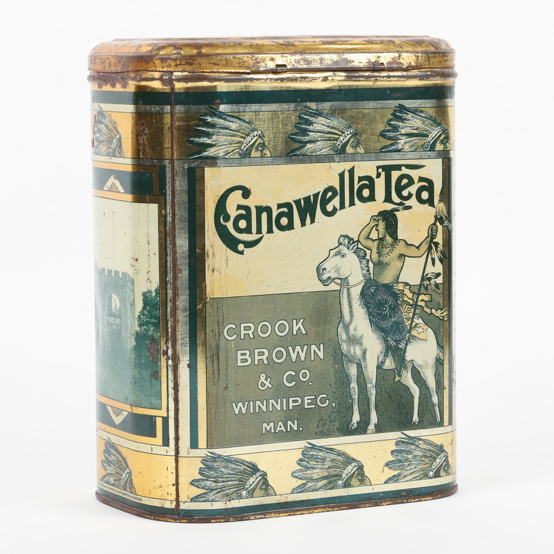 Crook Brown & Co., Winnipeg Canawella Tea Tin - 4