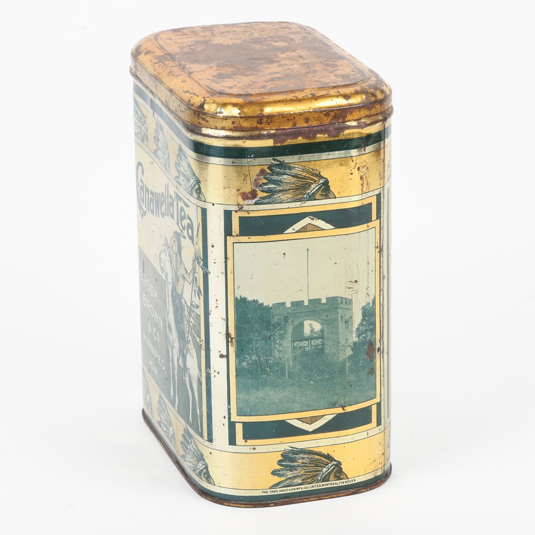 Crook Brown & Co., Winnipeg Canawella Tea Tin - 5