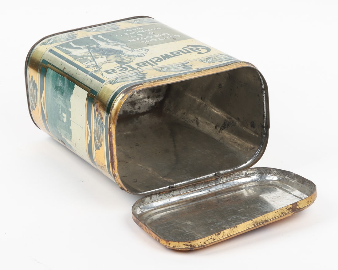 Crook Brown & Co., Winnipeg Canawella Tea Tin - 8