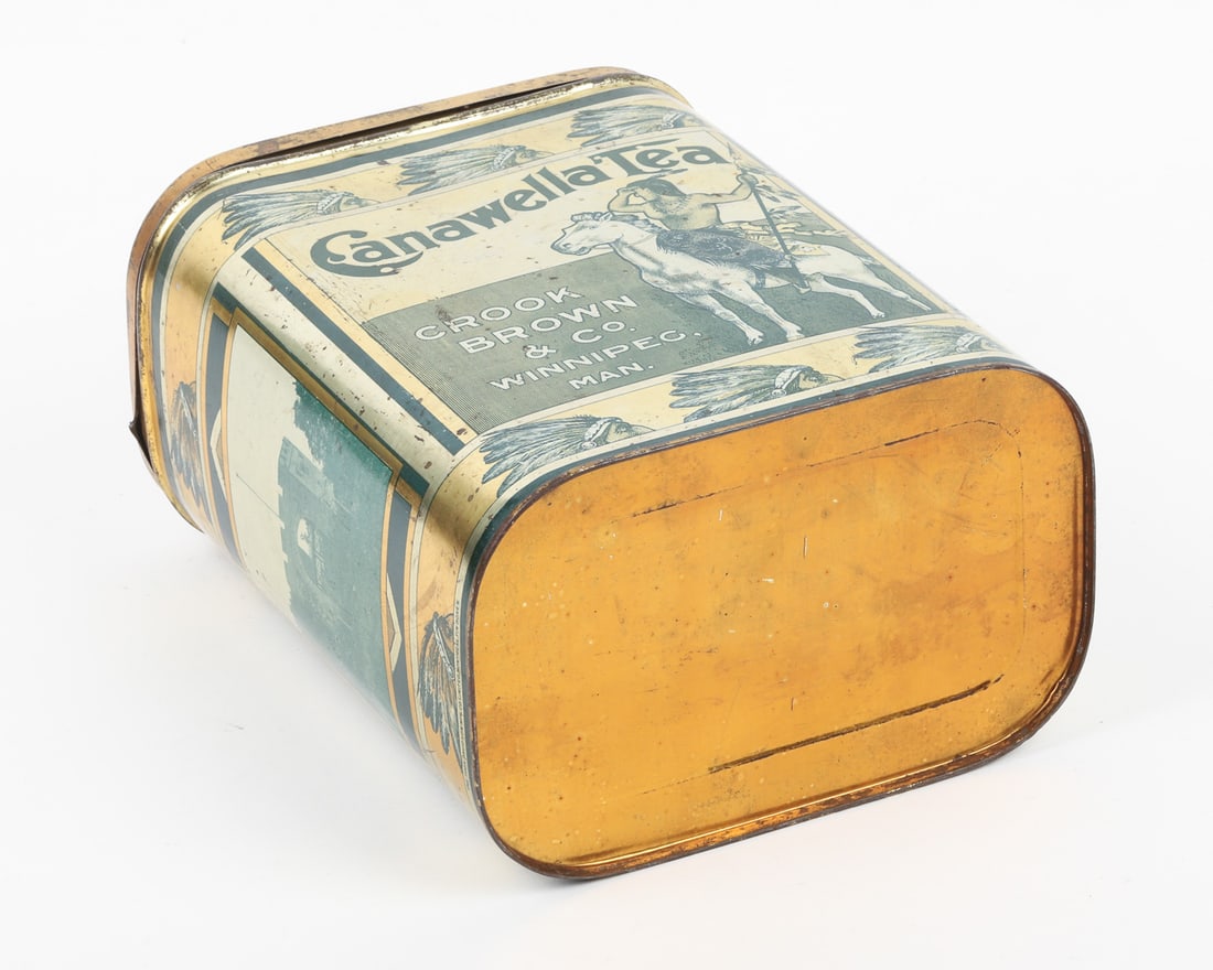 Crook Brown & Co., Winnipeg Canawella Tea Tin - 9