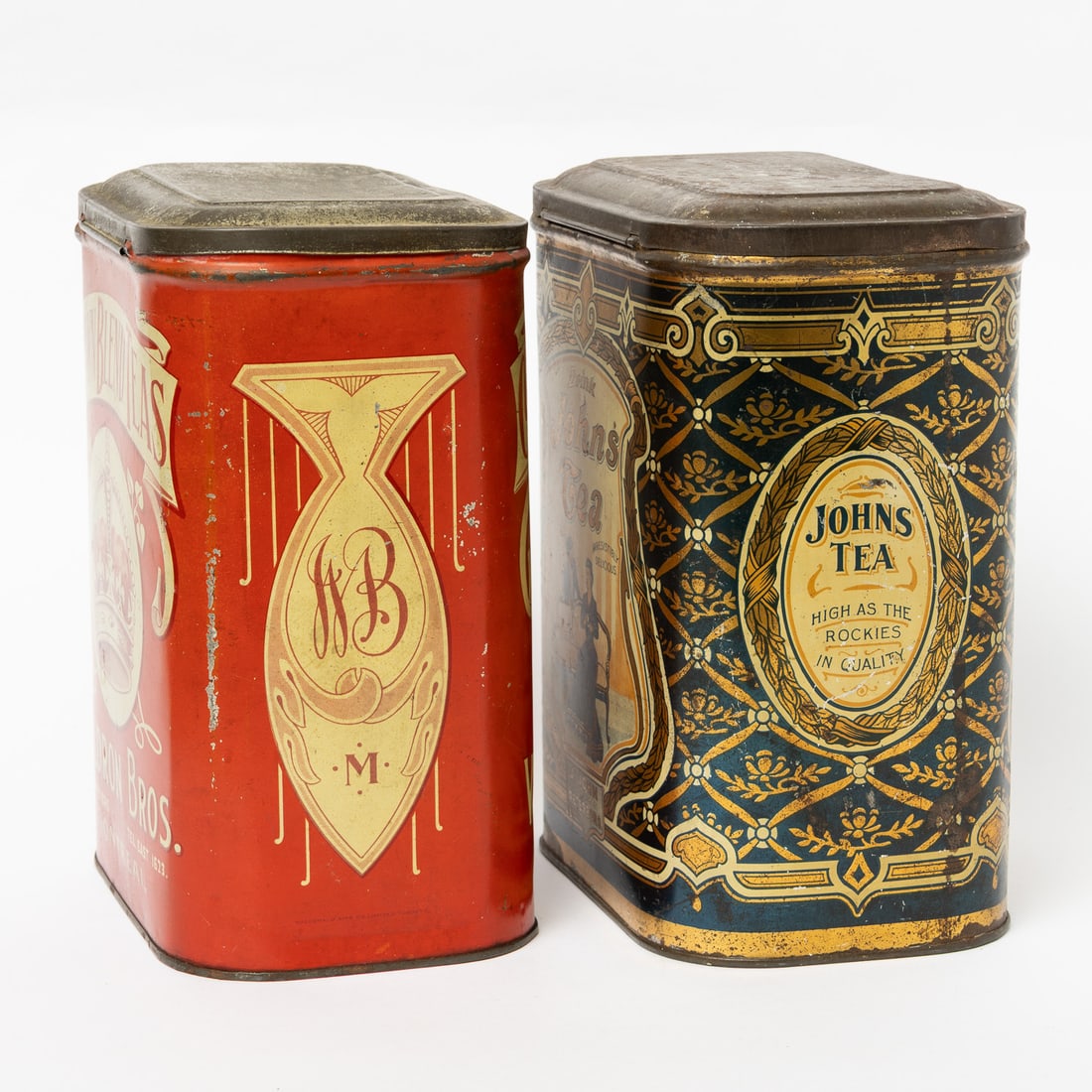 J. Johns, Peterboro and Crown Blend, Montreal Tea Tins - 4