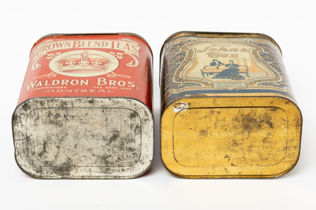 J. Johns, Peterboro and Crown Blend, Montreal Tea Tins - 6
