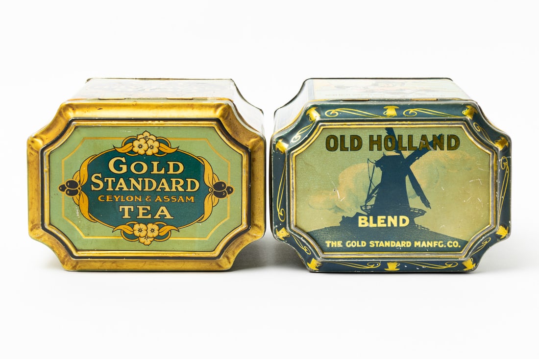 Old Holland Blend and Gold Standard Winnipeg Tea Tins - 4