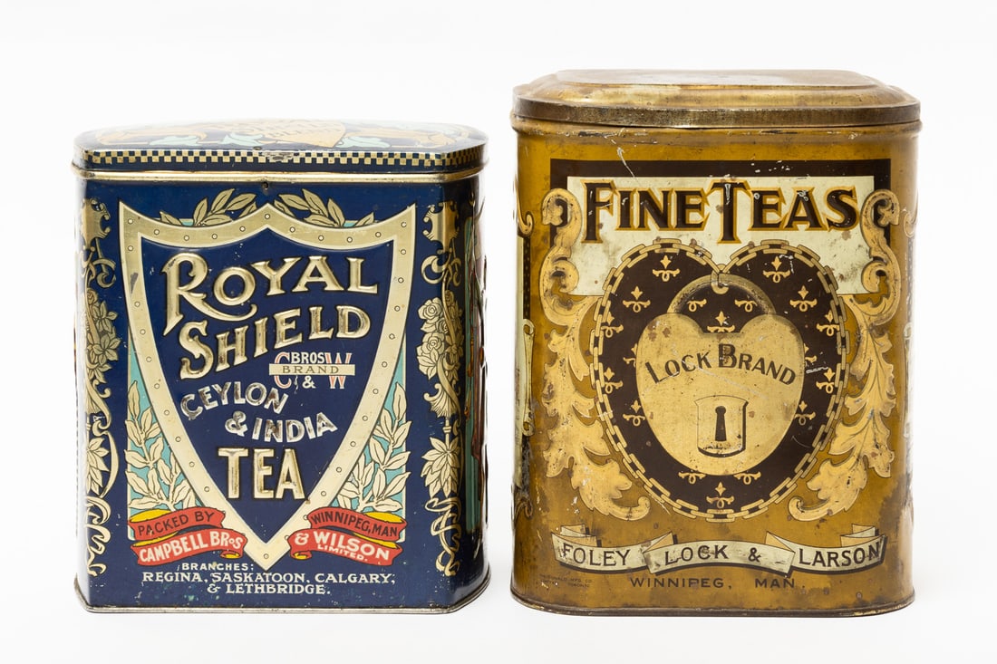 Royal Shield and Lock Brand Tea Tins - 2