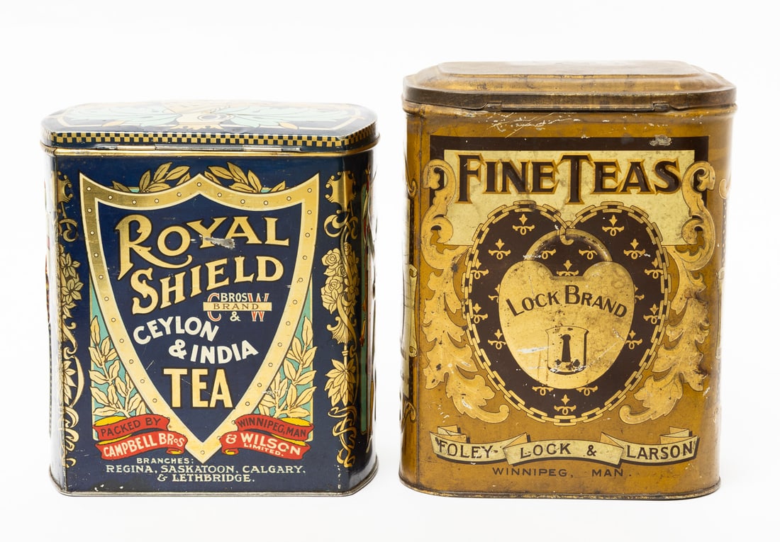 Royal Shield and Lock Brand Tea Tins - 4