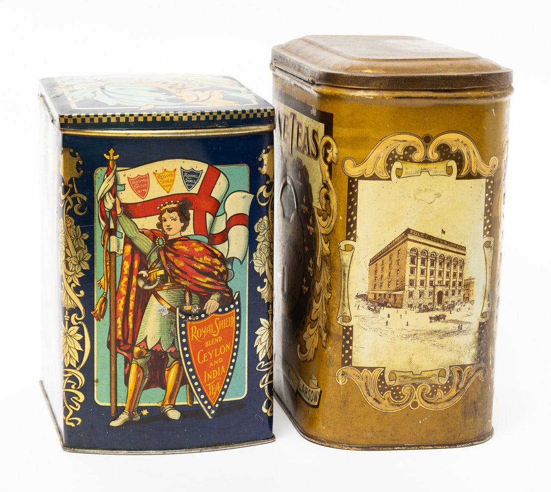 Royal Shield and Lock Brand Tea Tins - 5