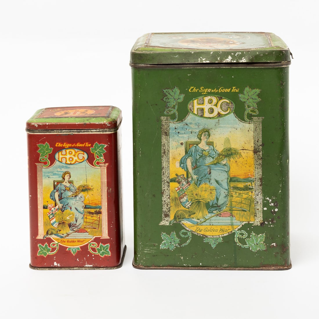 Hudsons Bay #6 and #2 Tea Tins - 3