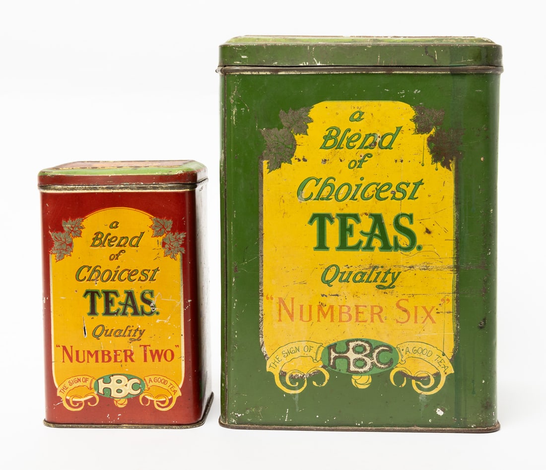 Hudsons Bay #6 and #2 Tea Tins - 5
