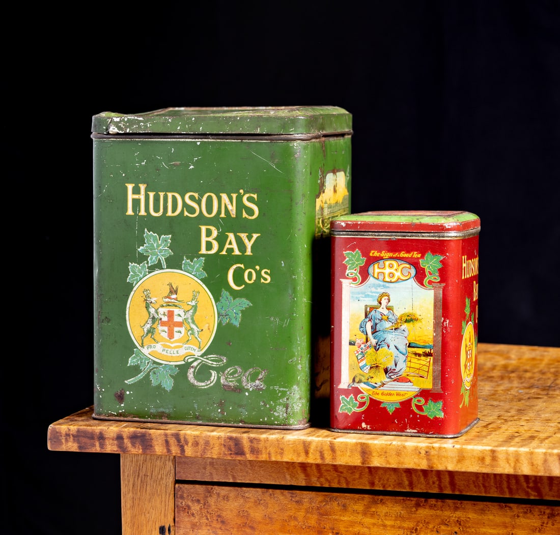 Hudsons Bay #6 and #2 Tea Tins - 9