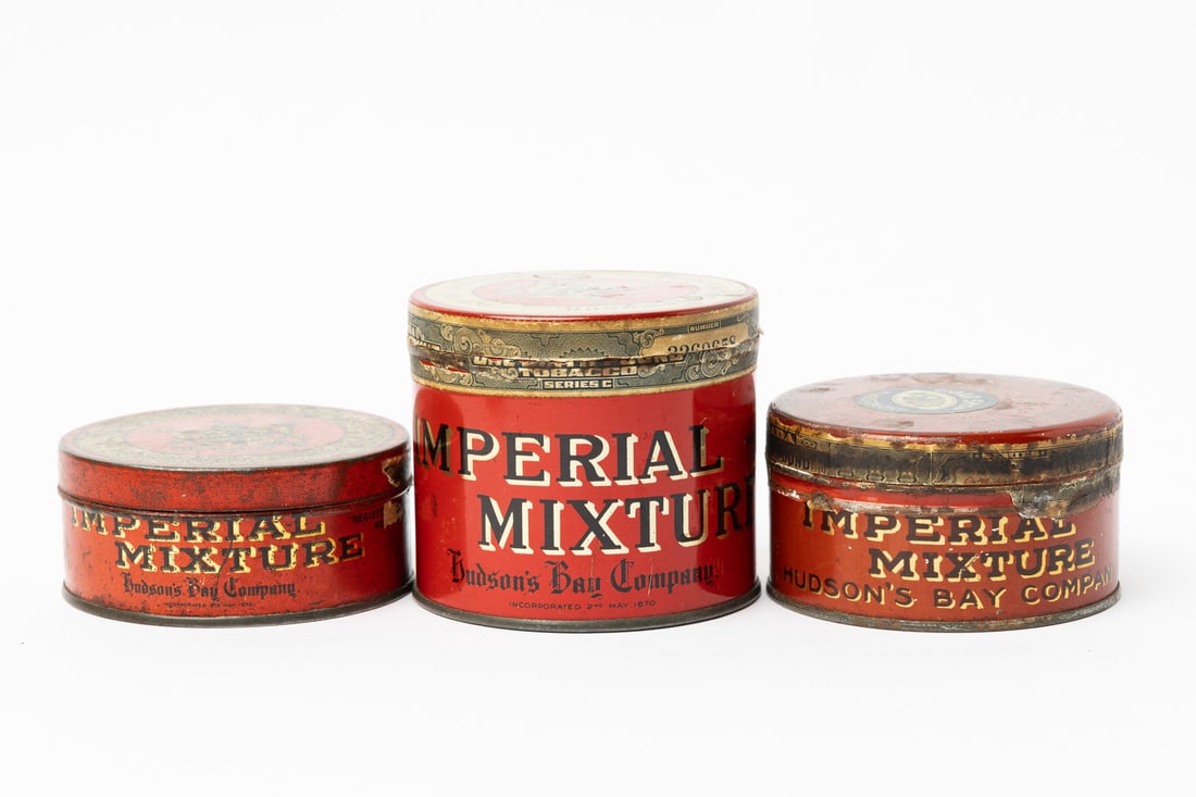 Hudson's Bay Imperial Mixture and Cut Plug Tobacco Tins - 7