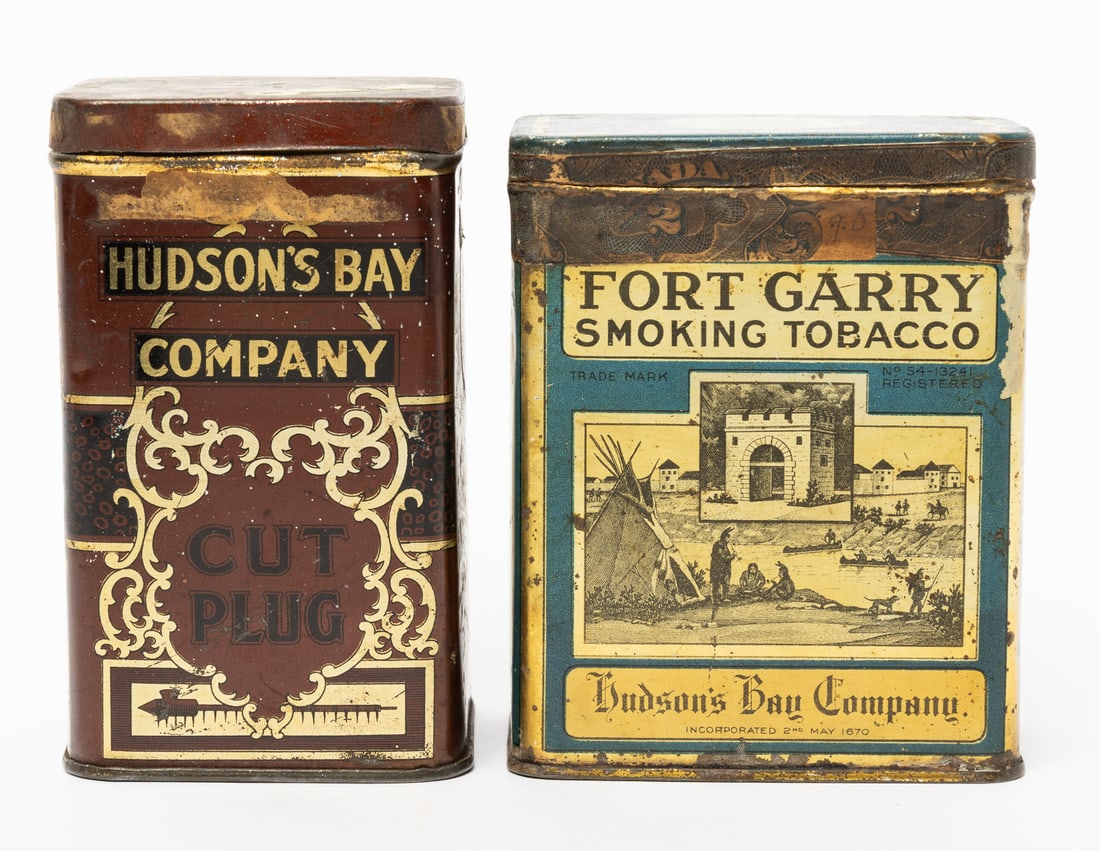 Hudson's Bay Fort Garry and Cut Plug Tobacco 1/2 LB Tins - 4