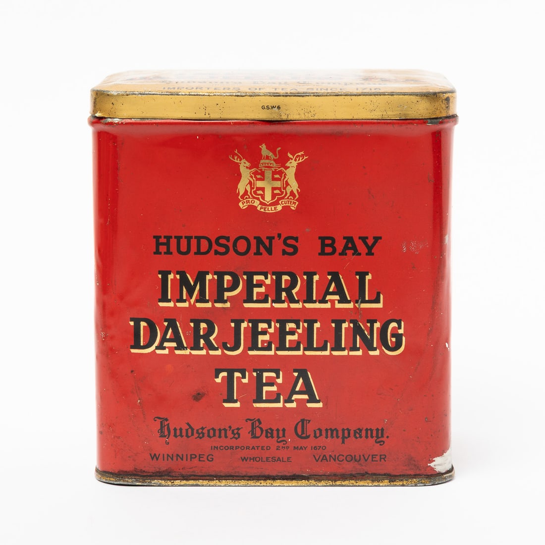 Hudson's Bay Co. Fort Garry and Fort York Coffee and Darjeeling Tea Tins - 2