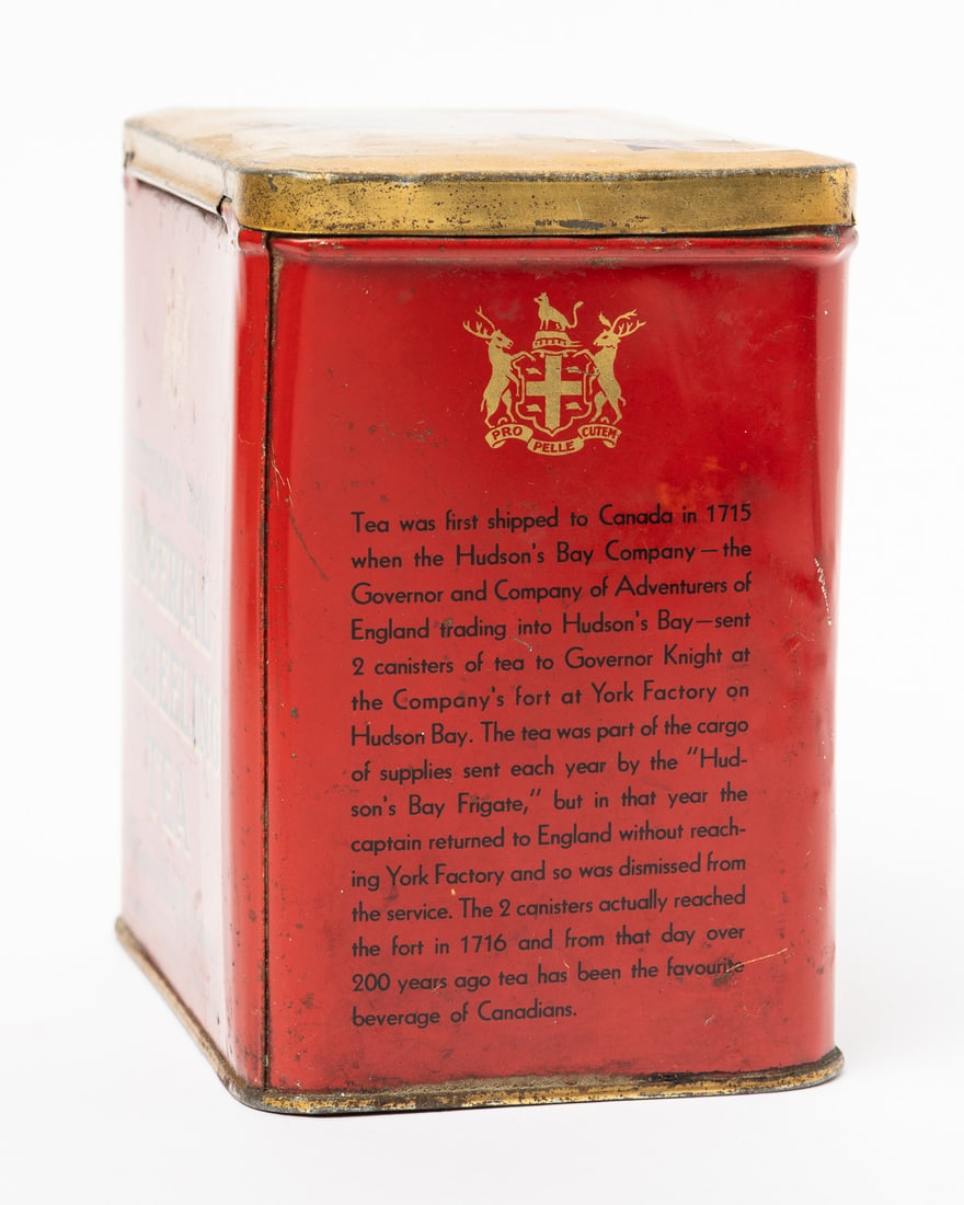 Hudson's Bay Co. Fort Garry and Fort York Coffee and Darjeeling Tea Tins - 4
