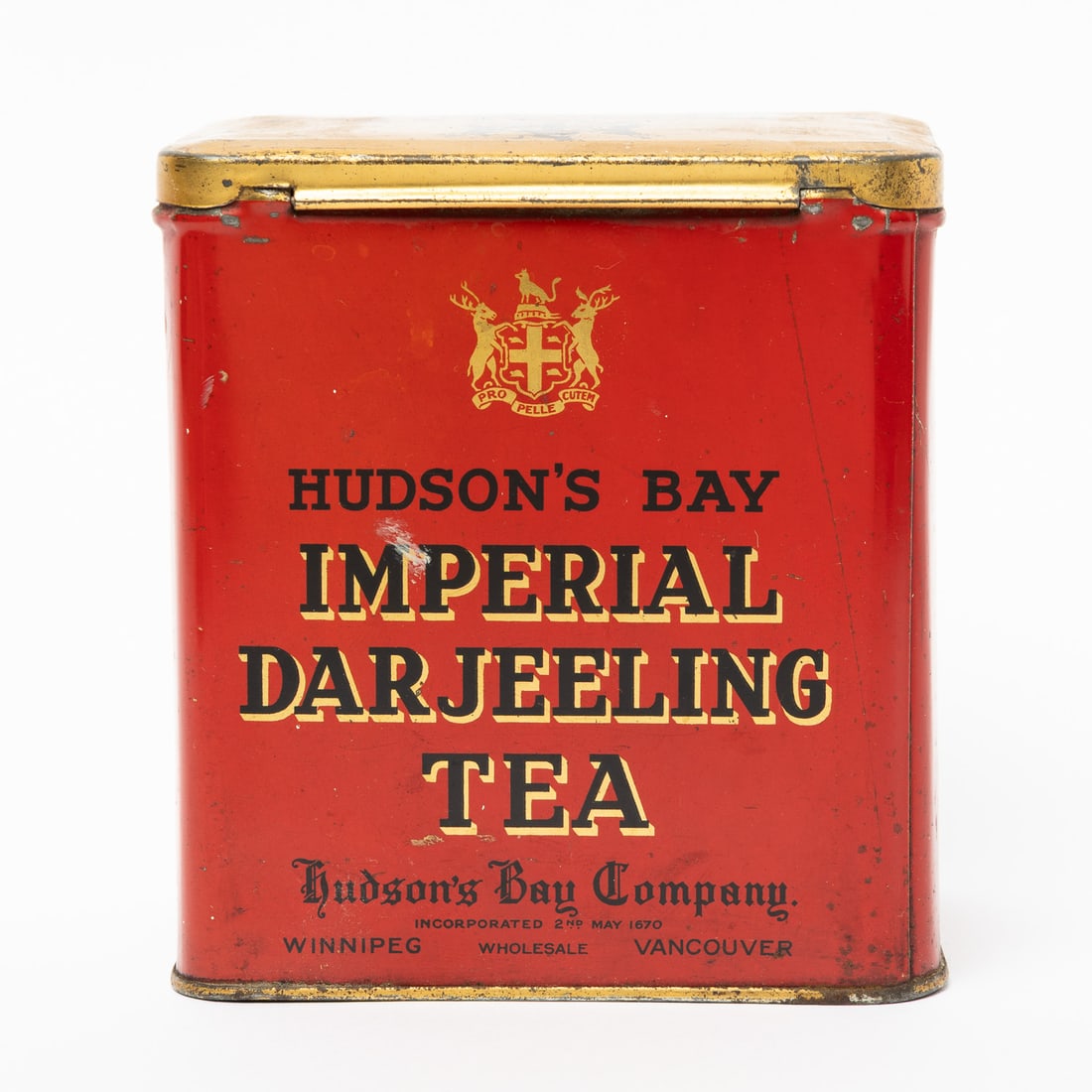 Hudson's Bay Co. Fort Garry and Fort York Coffee and Darjeeling Tea Tins - 5