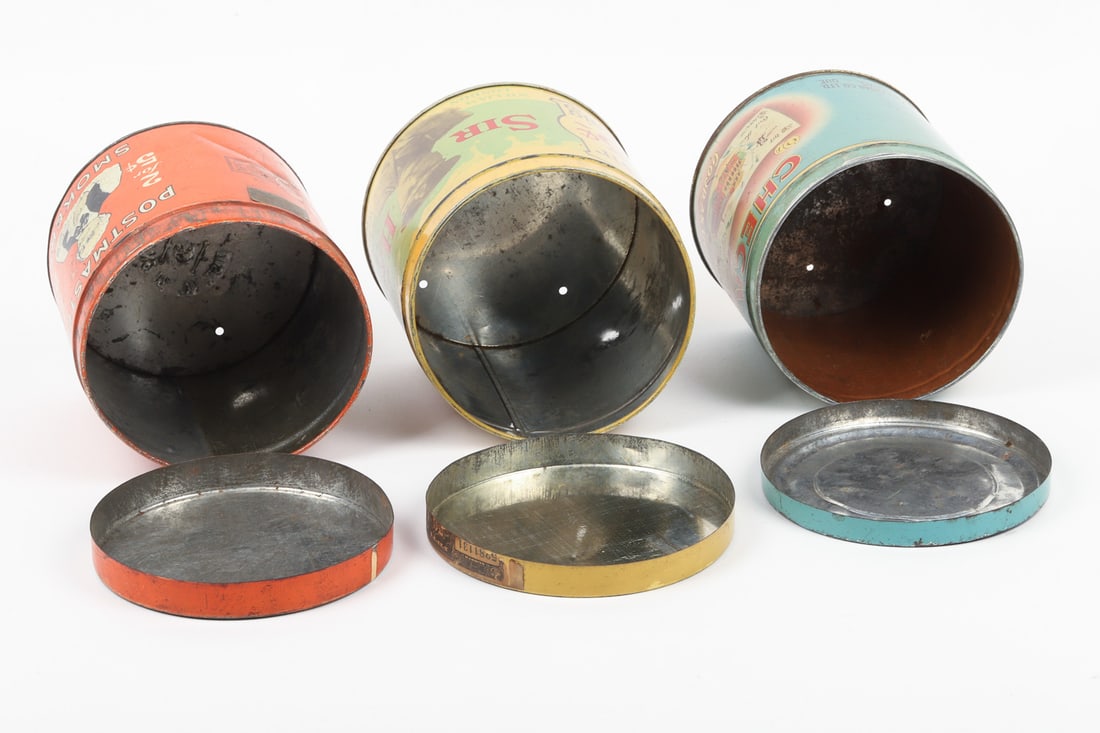 Postmaster, Check and Sir Haig Tobacco Canisters - 6