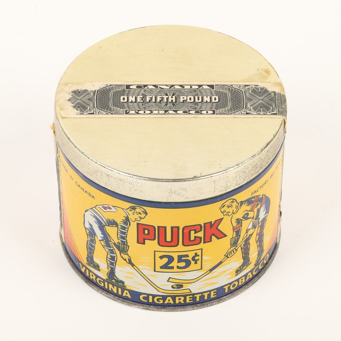 Puck 1/5 LB Tobacco Tin - 2