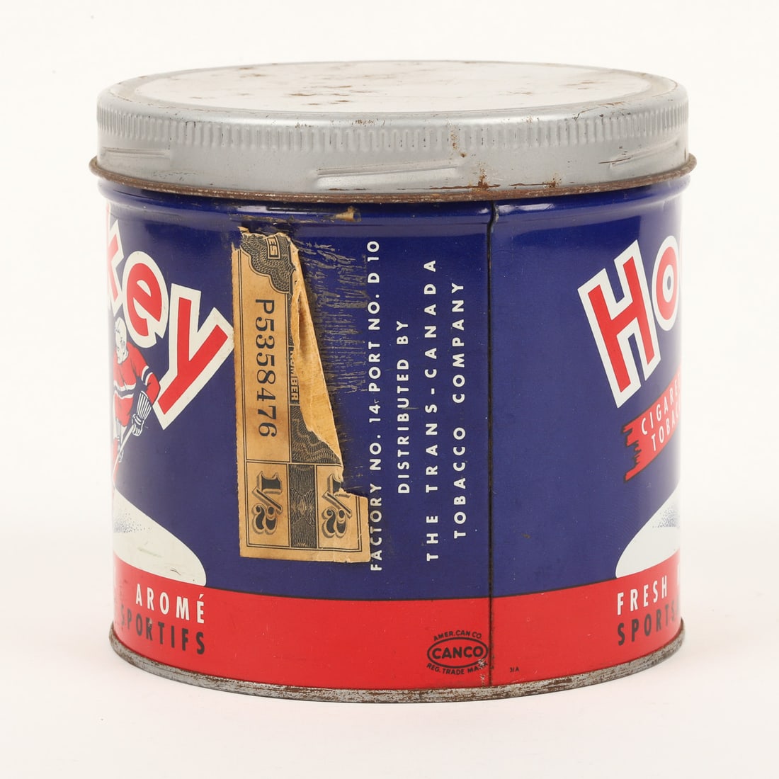 Hockey 1/2 LB Tobacco Canister - 5