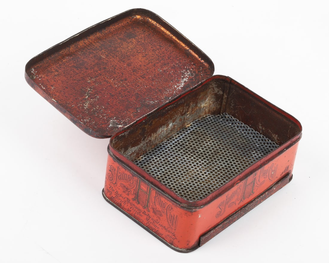 Early St. James Cut Plug Tobacco Tin - 7