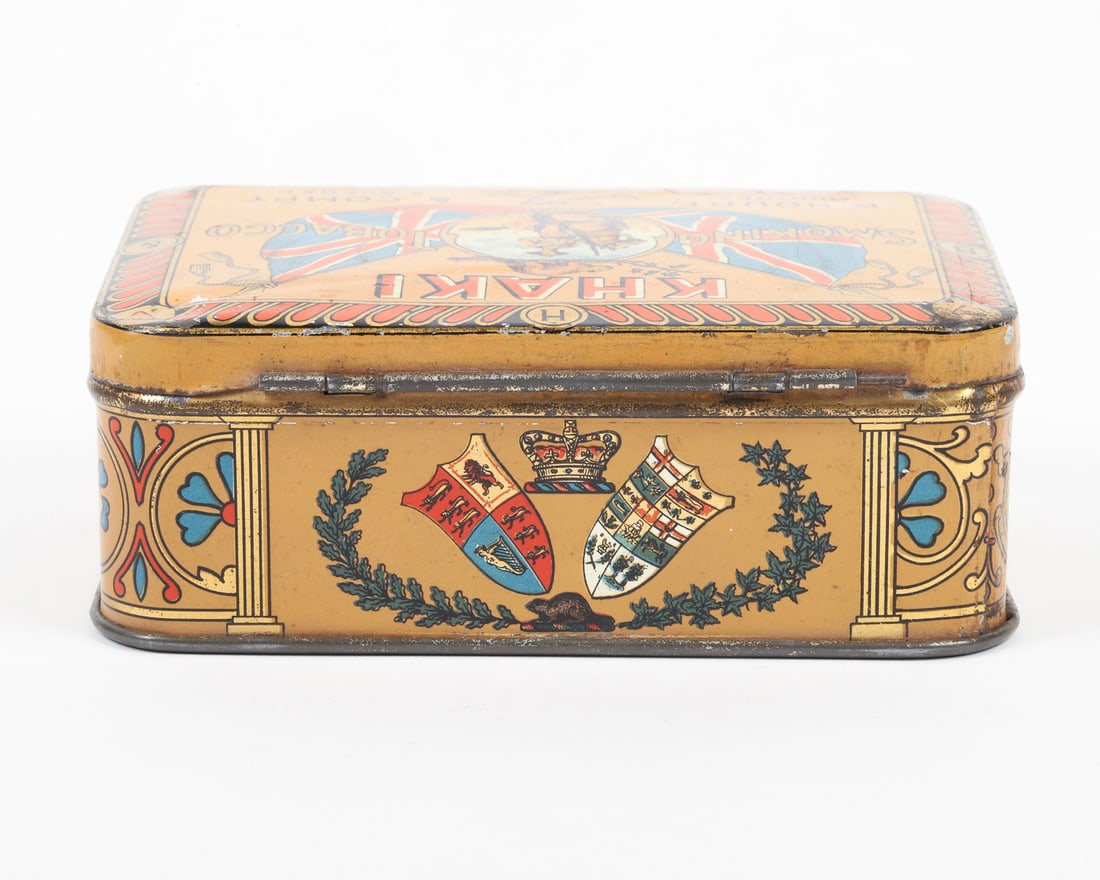 Khaki 1/4 Pound Tobacco Tin - 5