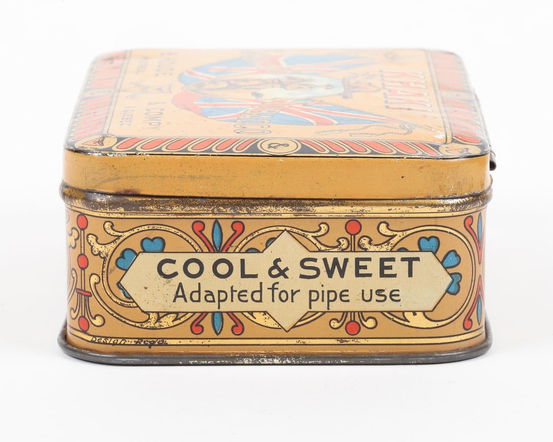 Khaki 1/4 Pound Tobacco Tin - 6