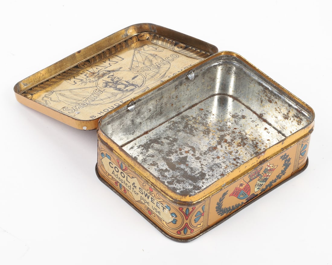 Khaki 1/4 Pound Tobacco Tin - 7