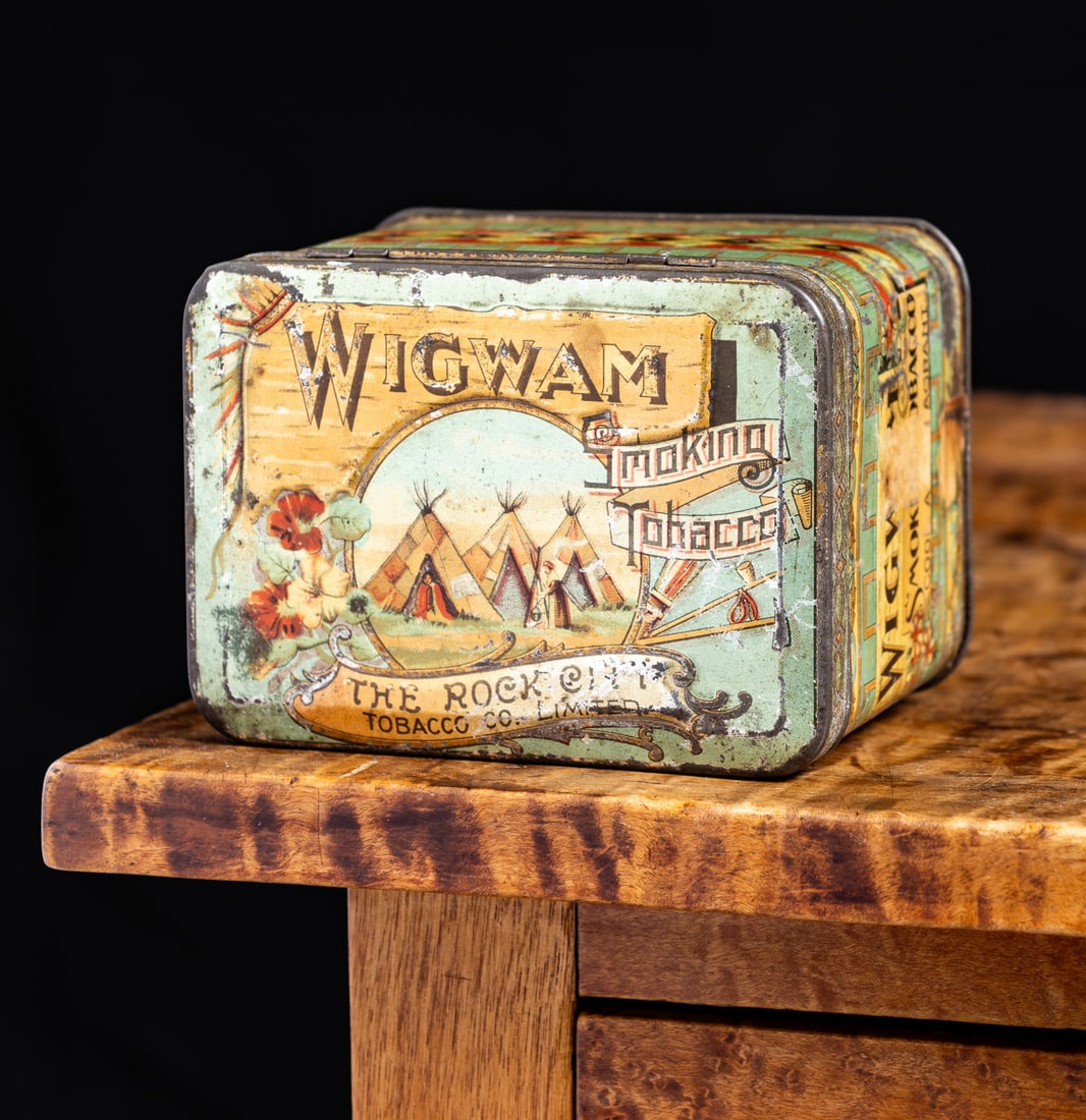 The Rock City Wigwam Tobacco Tin - 12