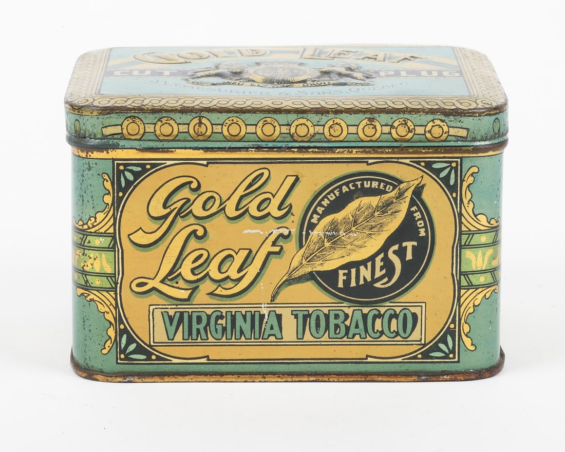 J. Lemesurier Gold Leaf Tobacco Tin - 3