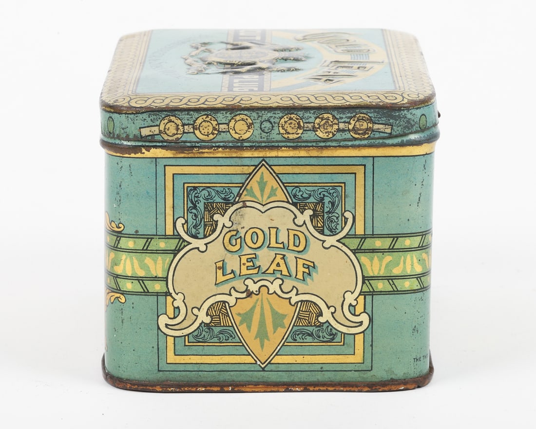 J. Lemesurier Gold Leaf Tobacco Tin - 4