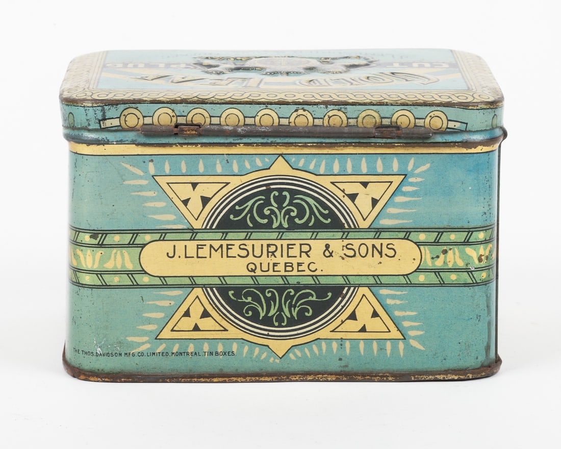 J. Lemesurier Gold Leaf Tobacco Tin - 5
