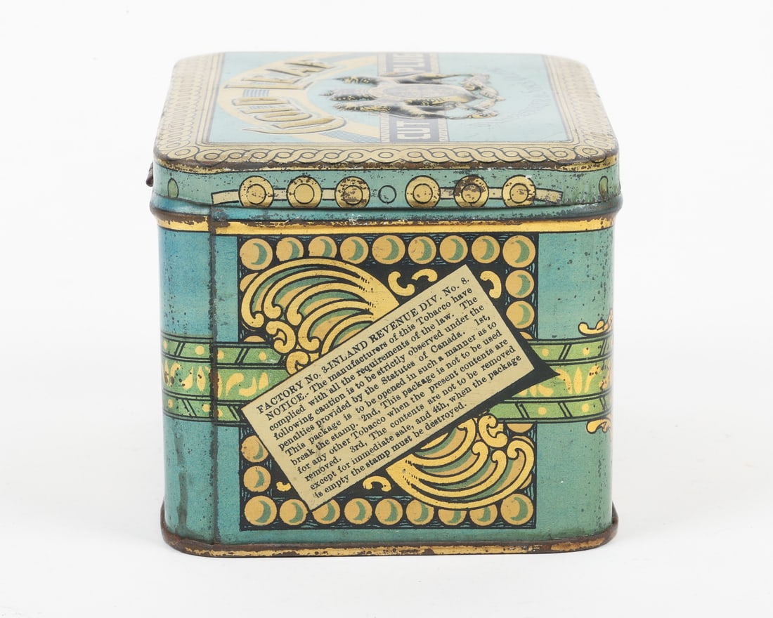 J. Lemesurier Gold Leaf Tobacco Tin - 6