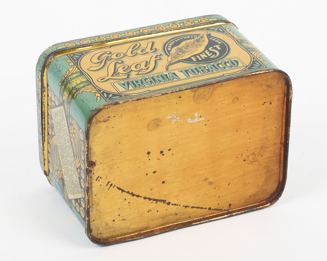 J. Lemesurier Gold Leaf Tobacco Tin - 9