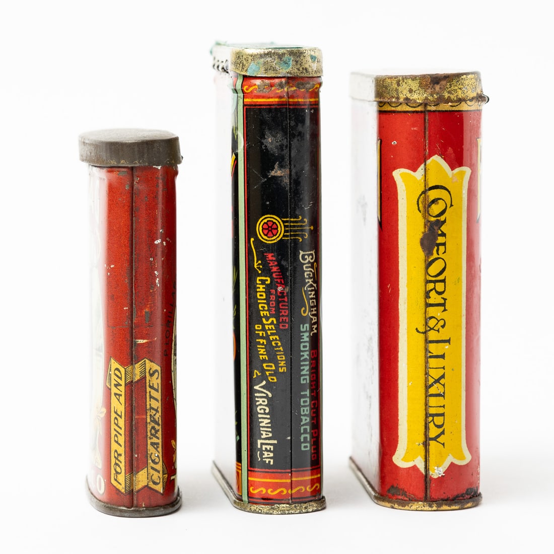 Forest & Stream, Buckingham and Stag Tobacco Pocket Tins - 4