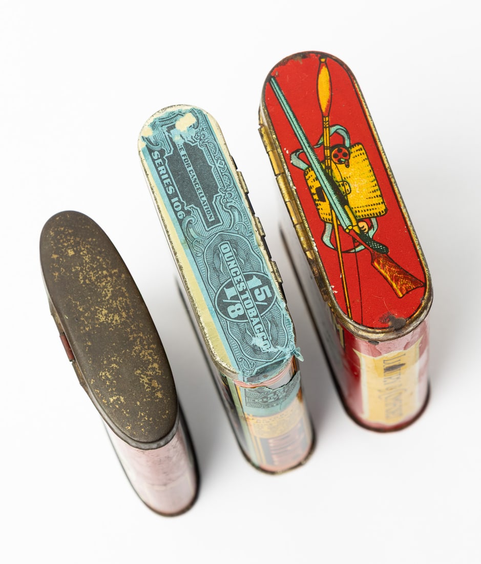 Forest & Stream, Buckingham and Stag Tobacco Pocket Tins - 6