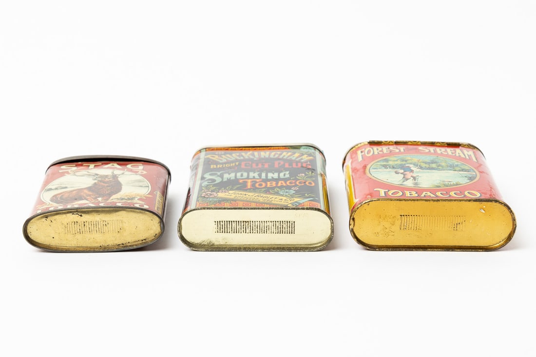 Forest & Stream, Buckingham and Stag Tobacco Pocket Tins - 7