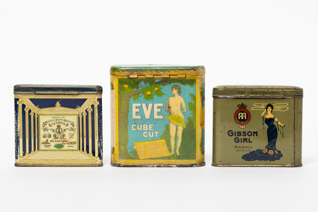 Eve, Tanagra and Gibson Girl Pocket Tobacco Tins - 3