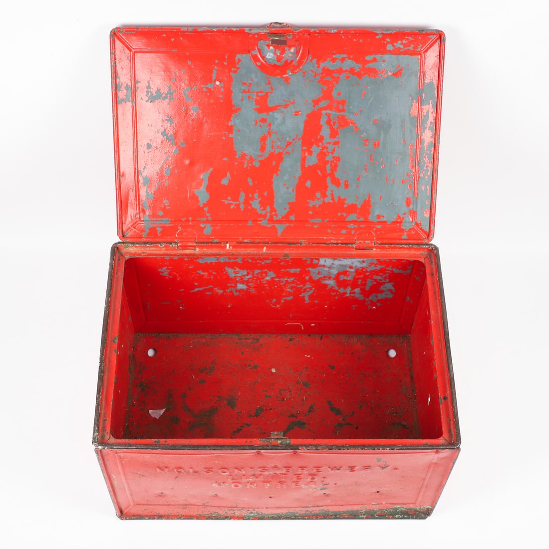 Molson's Brewery Locking Pressed Steel Beer Case - 8