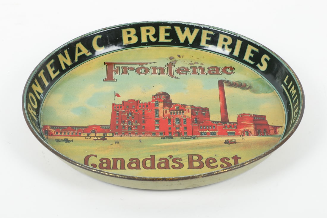 Frontenac Breweries, Montreal Factory Scene Beer Tray - 3