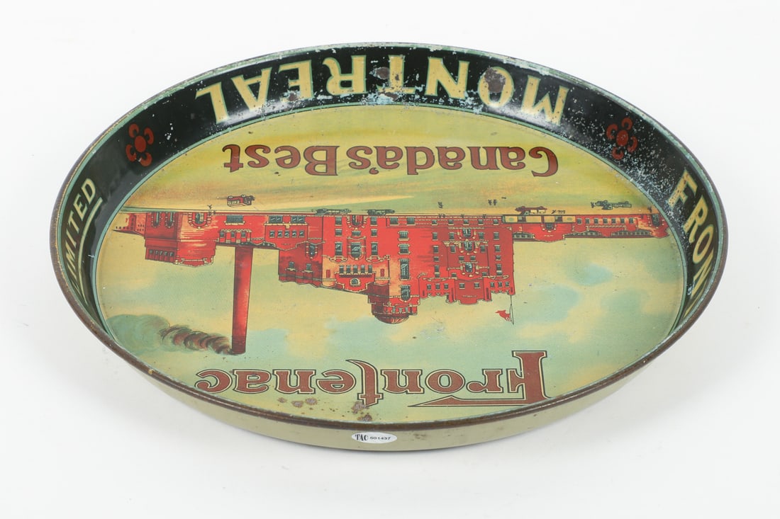 Frontenac Breweries, Montreal Factory Scene Beer Tray - 5