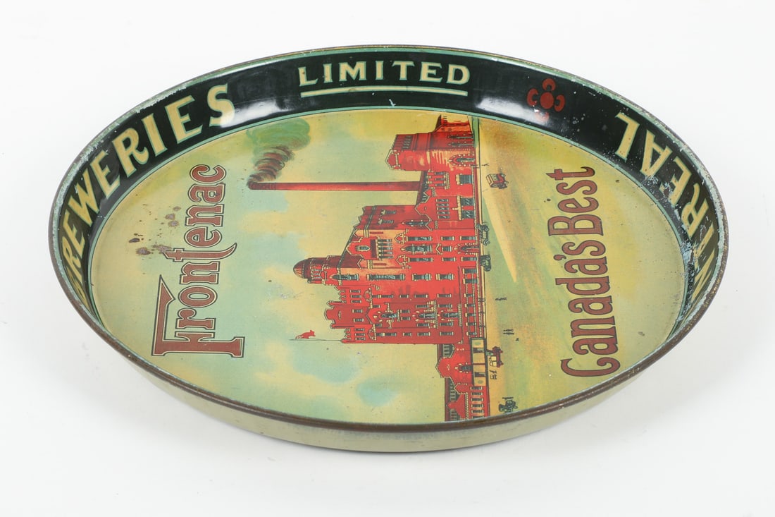Frontenac Breweries, Montreal Factory Scene Beer Tray - 6