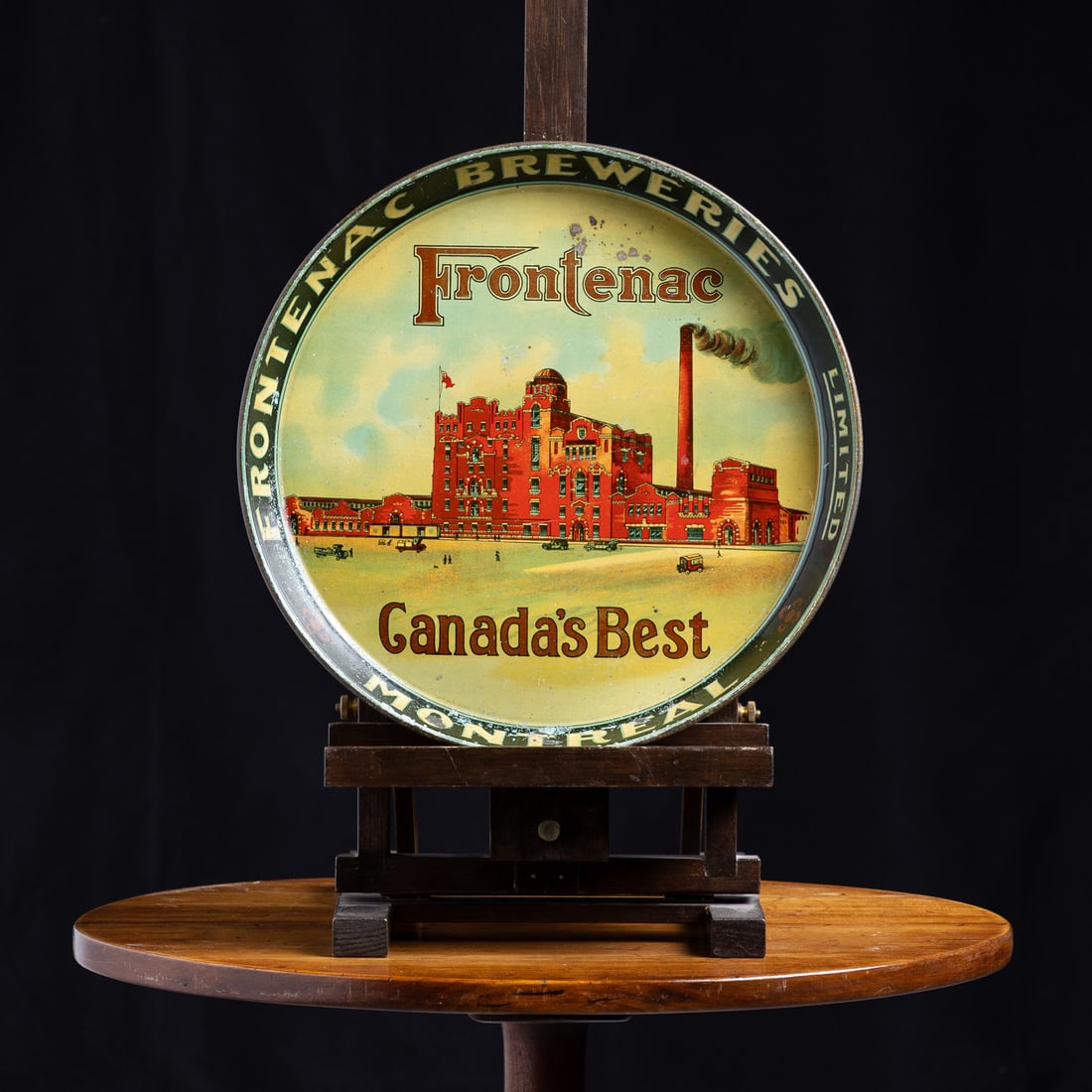 Frontenac Breweries, Montreal Factory Scene Beer Tray - 9