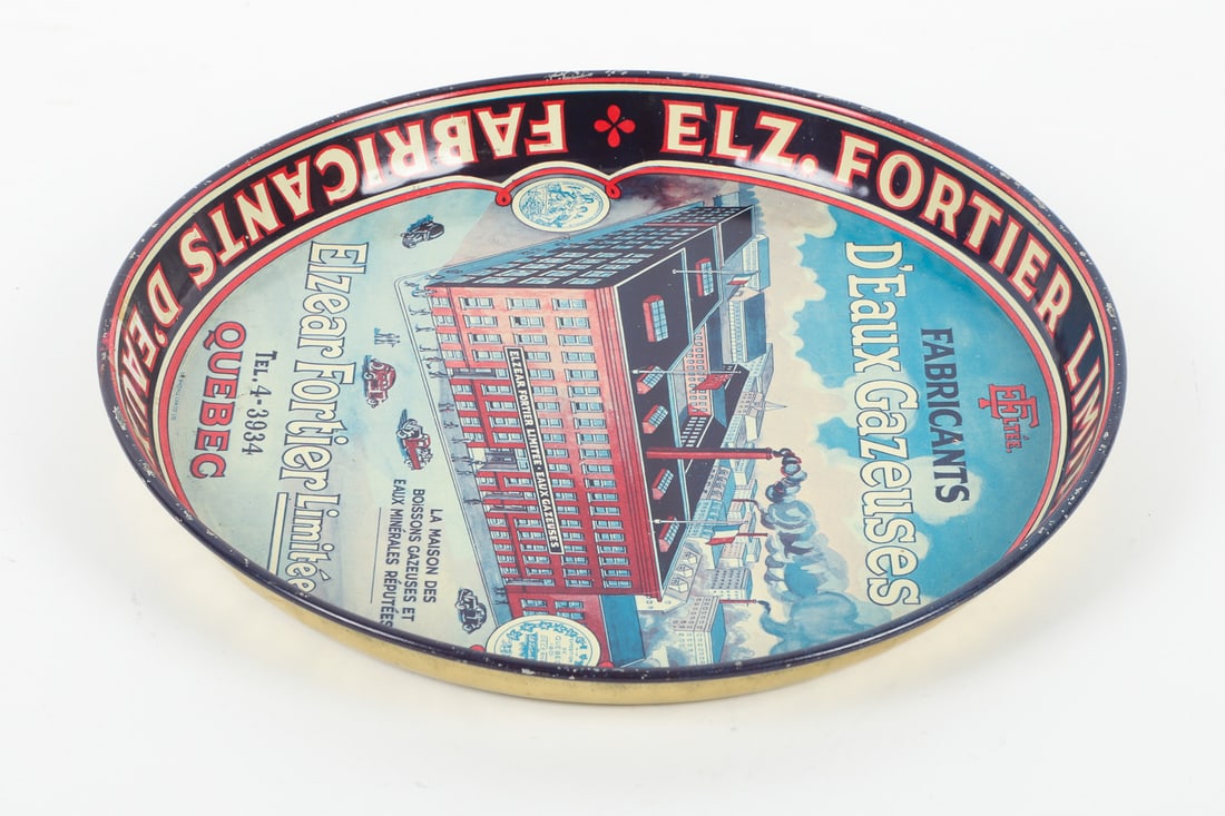 Elzear Fortier D'eaux Gazeuses (Mineral Waters) Serving Tray - 4