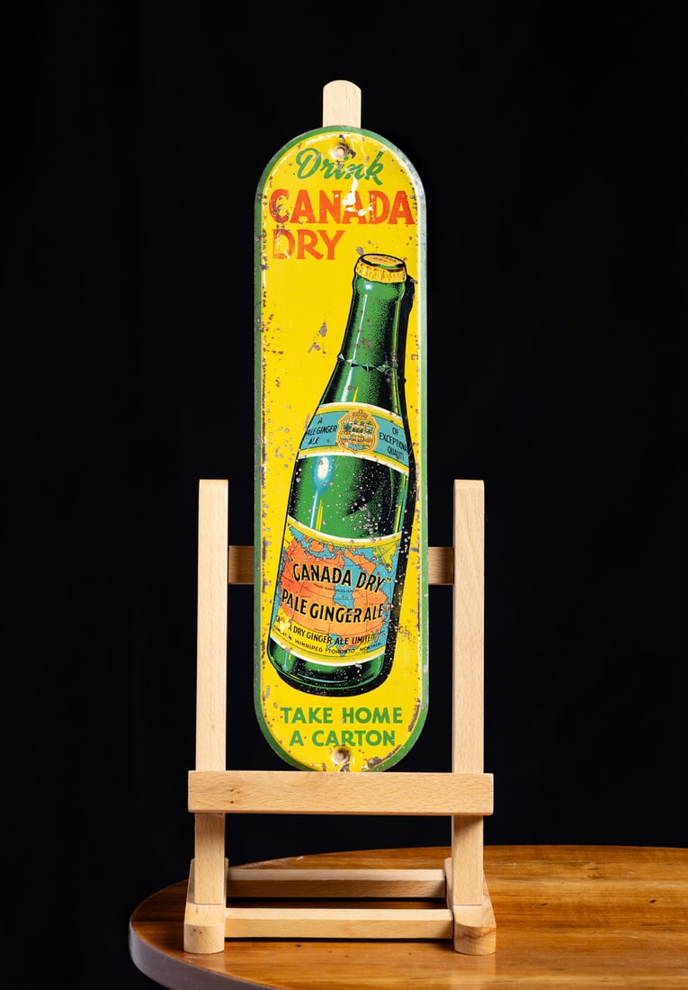 Canada Dry Ginger Ale Door Push Sign - 6