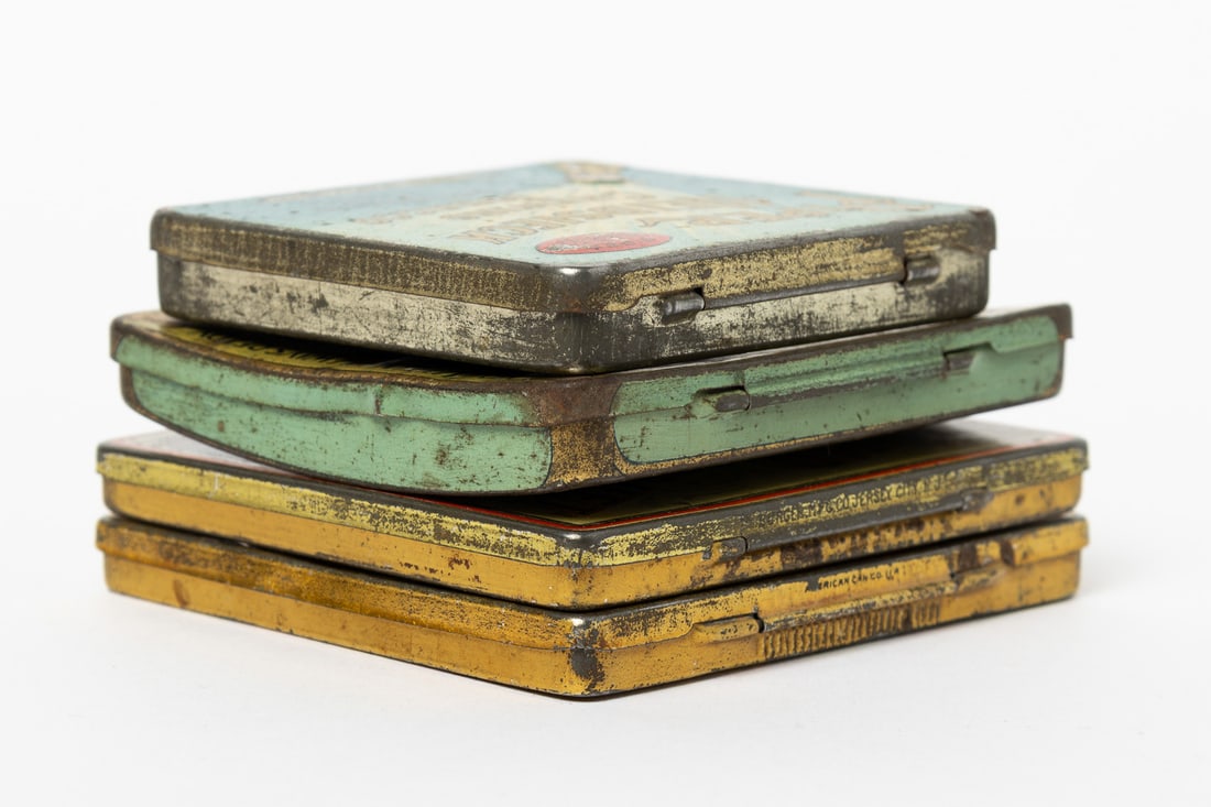 Banquet Hall, Cupid Bouquet, Primrose and Piper Heidsieck Little Cigar Tins - 12