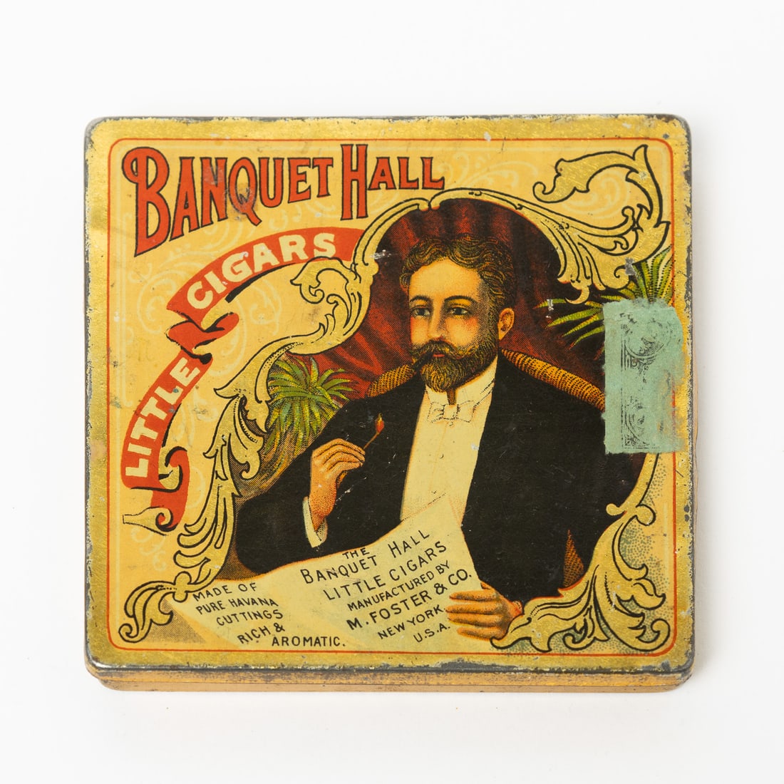 Banquet Hall, Cupid Bouquet, Primrose and Piper Heidsieck Little Cigar Tins - 7