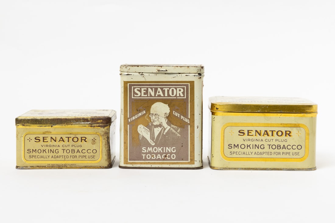 Senator Tobacco Tins and Match Strike - 4