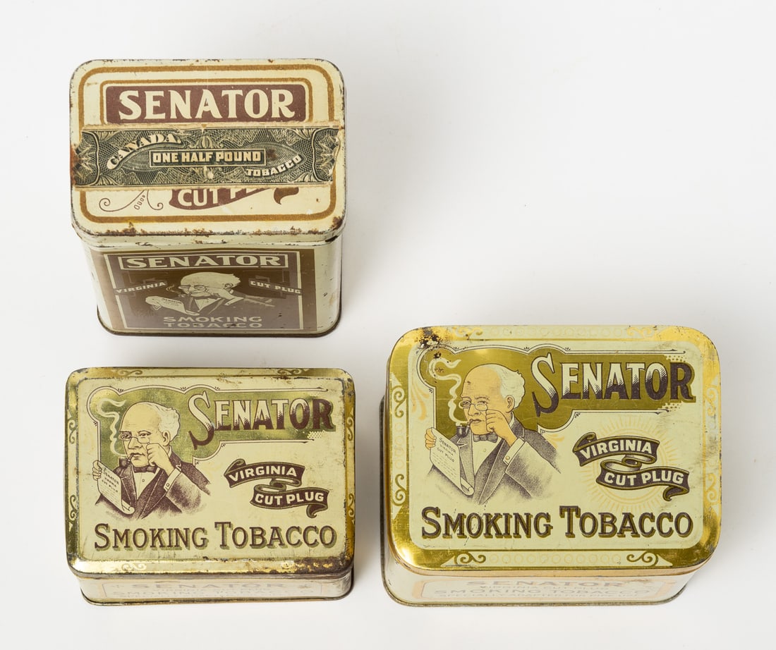 Senator Tobacco Tins and Match Strike - 8