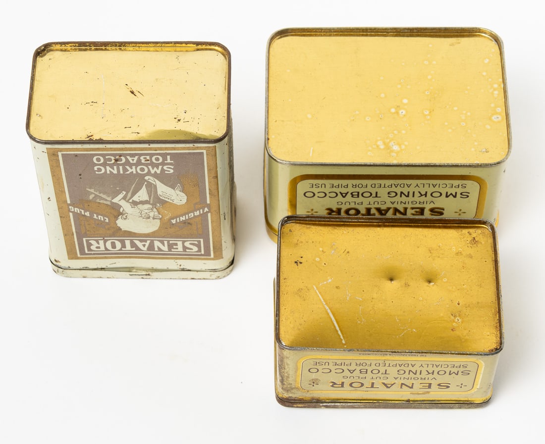 Senator Tobacco Tins and Match Strike - 9