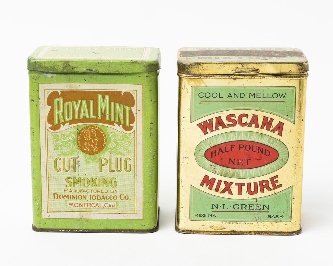 Royal Mint and Wascana 1/2 Lb Tobacco Tins - 2